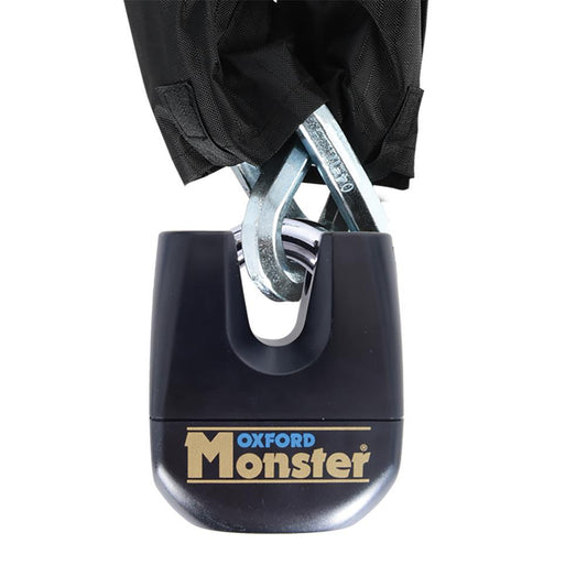 Oxford Monster 12mm Square Chain & Padlock 1.2m