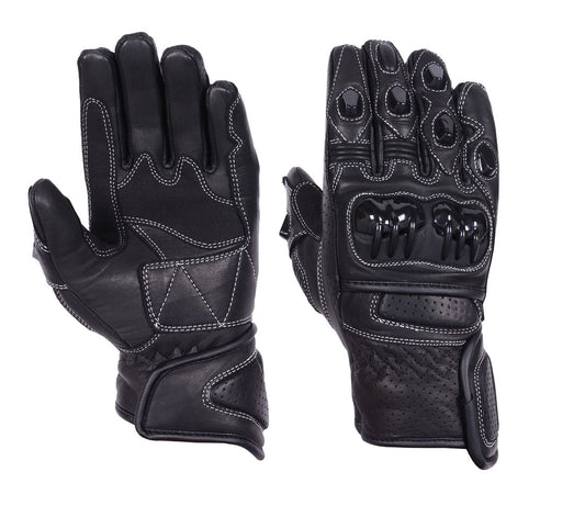 MBSmoto MBG104 Short Leather Sports Racing Motorcycle Gloves