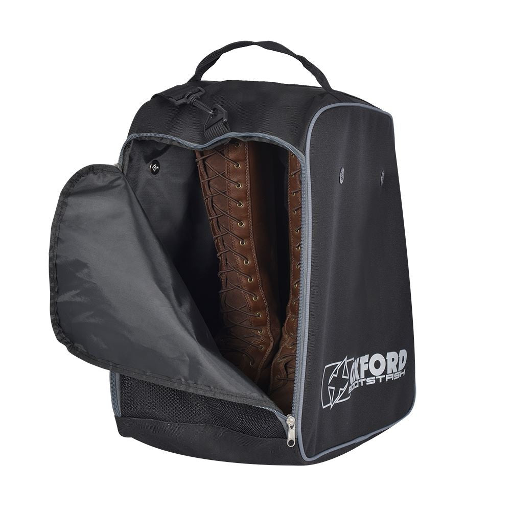 Oxford OL263 Bootstash Deluxe Helmet bag  Black/Grey