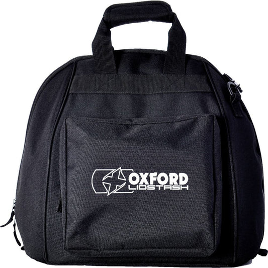 Oxford Lidstash Motorcycle Helmet Bag Black