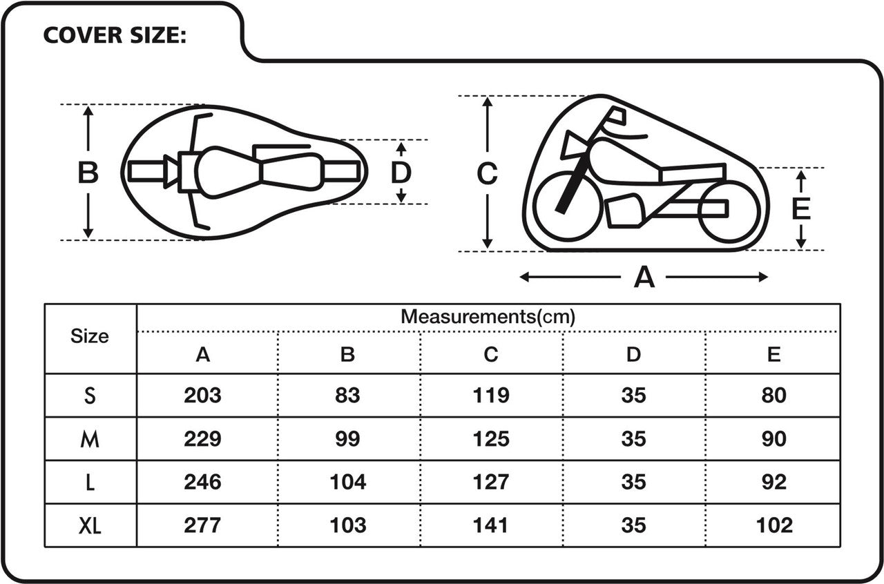 Oxford Motorbike Protex Stretch Indoor Cover  XL