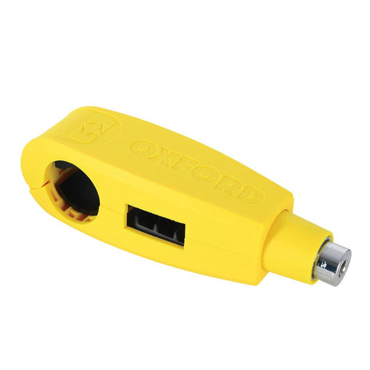 Oxford Motorcycle Lever Lock (Yellow)