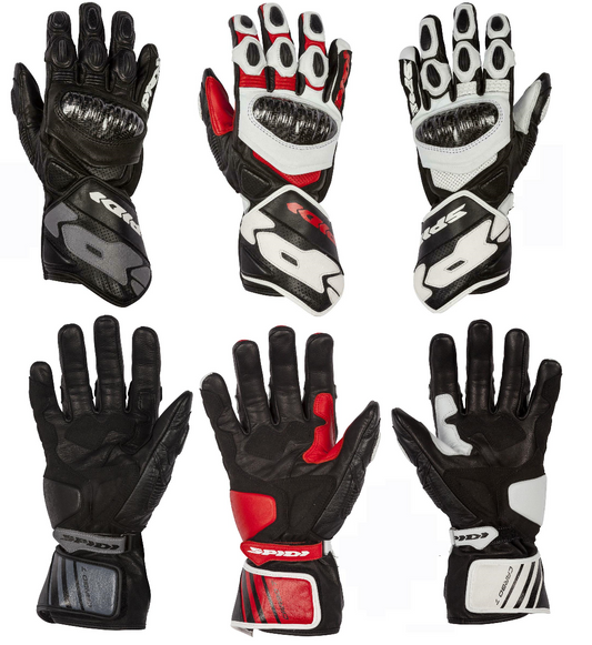 Spidi Carbo 7  Motorbike Leather Gloves