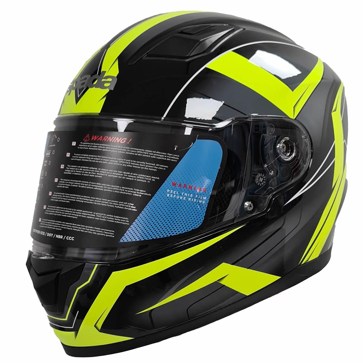 Spada SP17 Ruler Full Face Motorcycle Motorbike Helmet