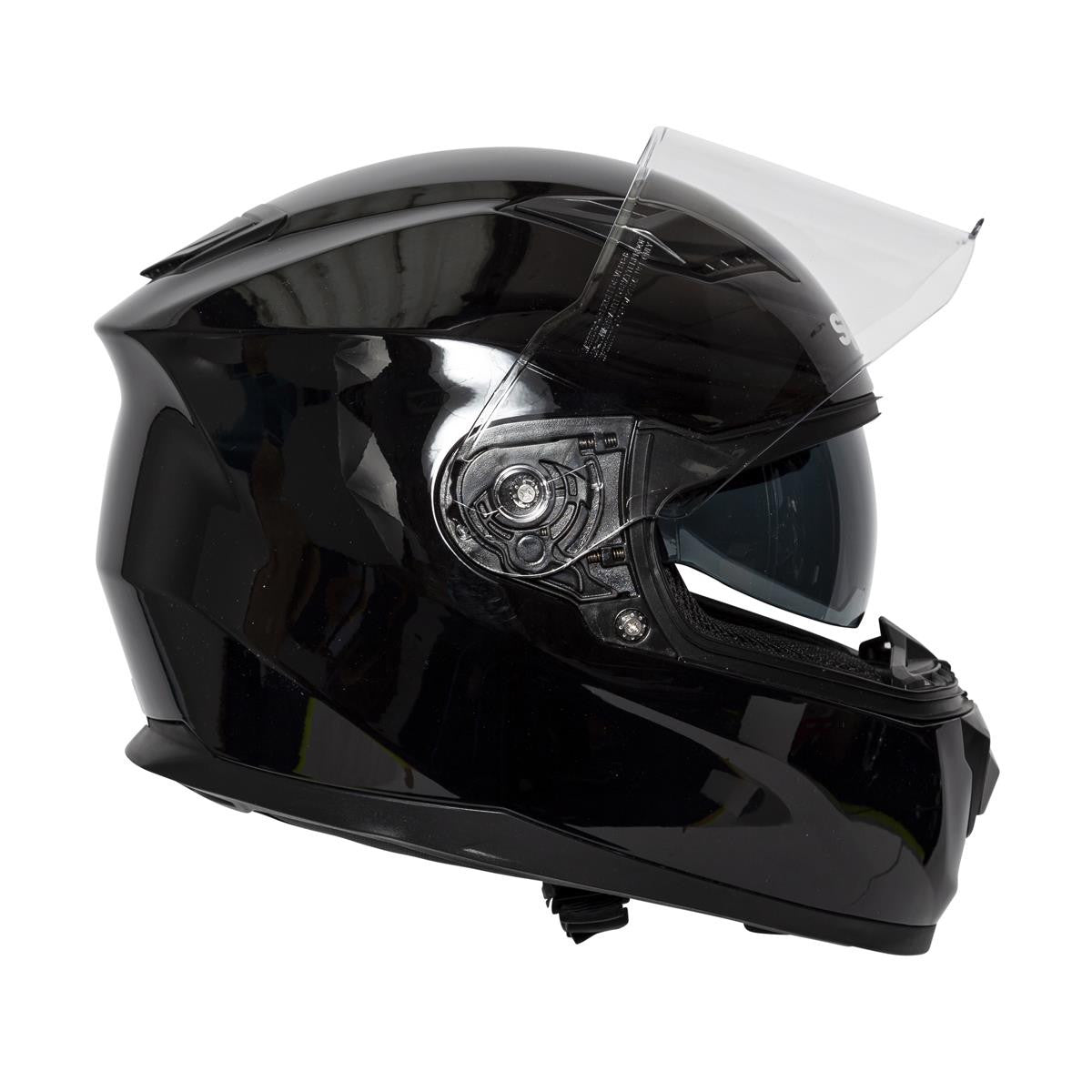 Spada SP17 Full Face Motorcycle Motorbike Helmet Black