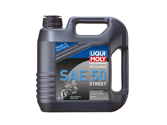 LIQUIMOLY OIL 4 STROKE - MINERAL - HD-CLASSIC SAE 50 STREET 4L 1230