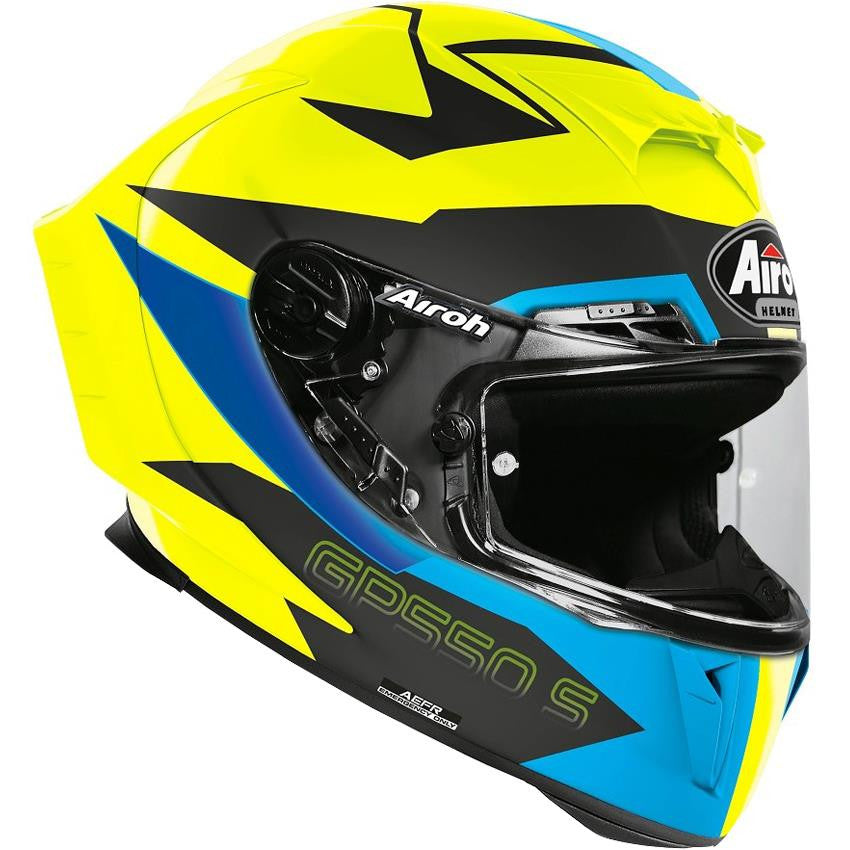 Airoh GP550S Full Face Motorcycle Helmet Vektor Blue Matt