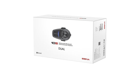 Sena 10S-01D Motorcycle Bluetooth Communication System Dual Pack