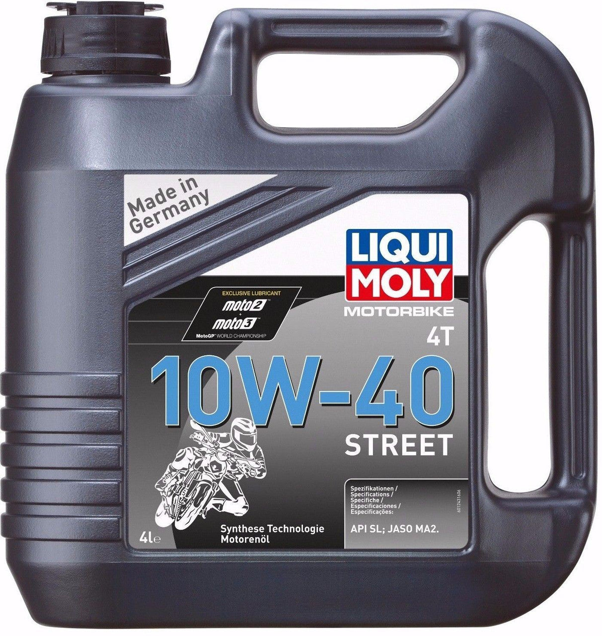 LIQUIMOLY OIL 4 STROKE - SEMI SYNTH - STREET - 10W-40 4L 1243