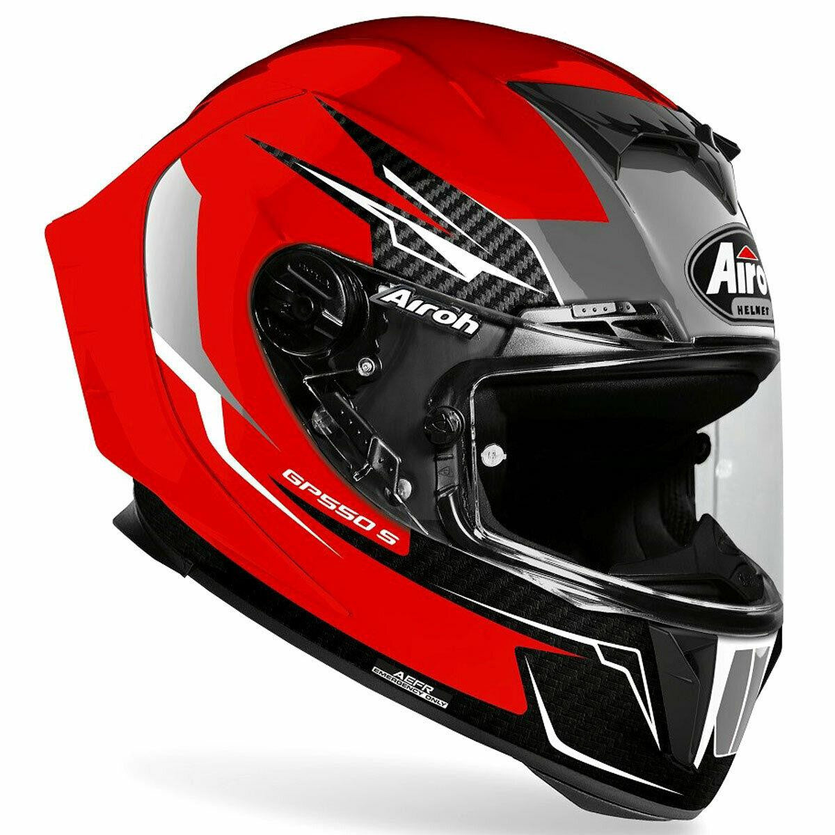 Airoh GP550S Full Face Motorcycle Motorbike Helmet Venom Red