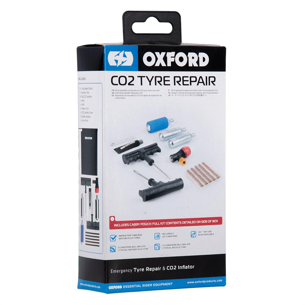 Oxford CO2 Tyre Repair Kit 1 Puncture Kit