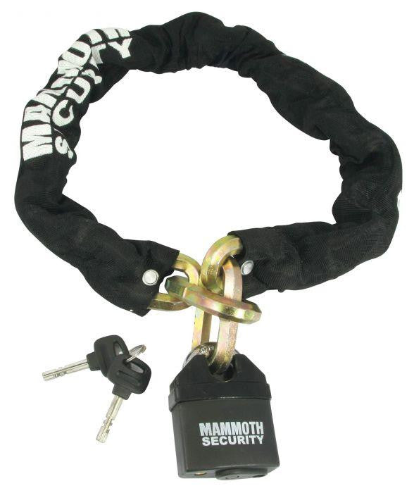 Mammoth 12mm Hexagon Security Lock & Chain 1m - LOCMAMSS02