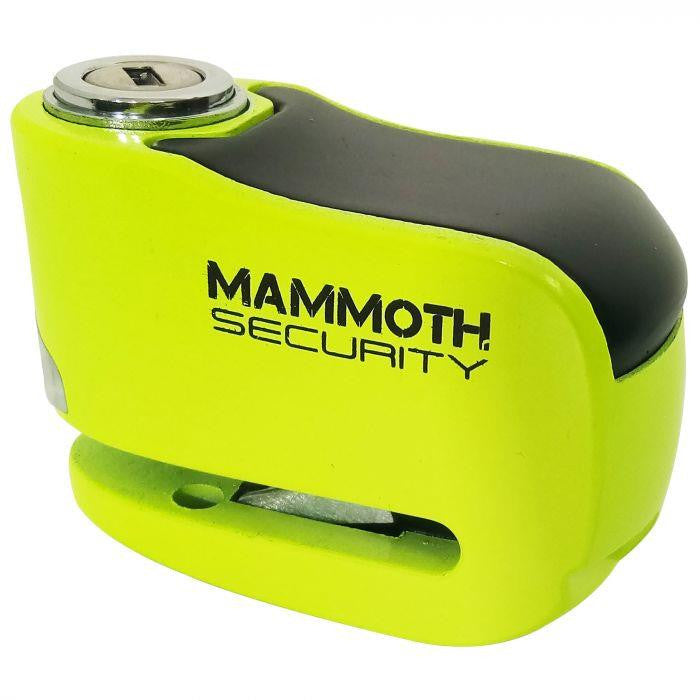 Mammoth Gremlin Alarm Disk Lock Flouro Yellow - LODALM03