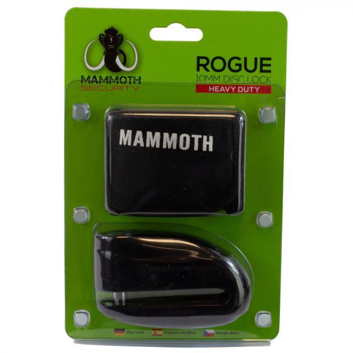 Mammoth Rogue Disc Lock 10mm Black - LOD10RGB