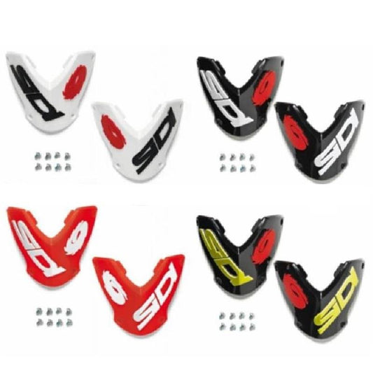 Sidi ST/Vortice Nylon Outer Shin Plate Black, White, Black/Yellow & Red/White