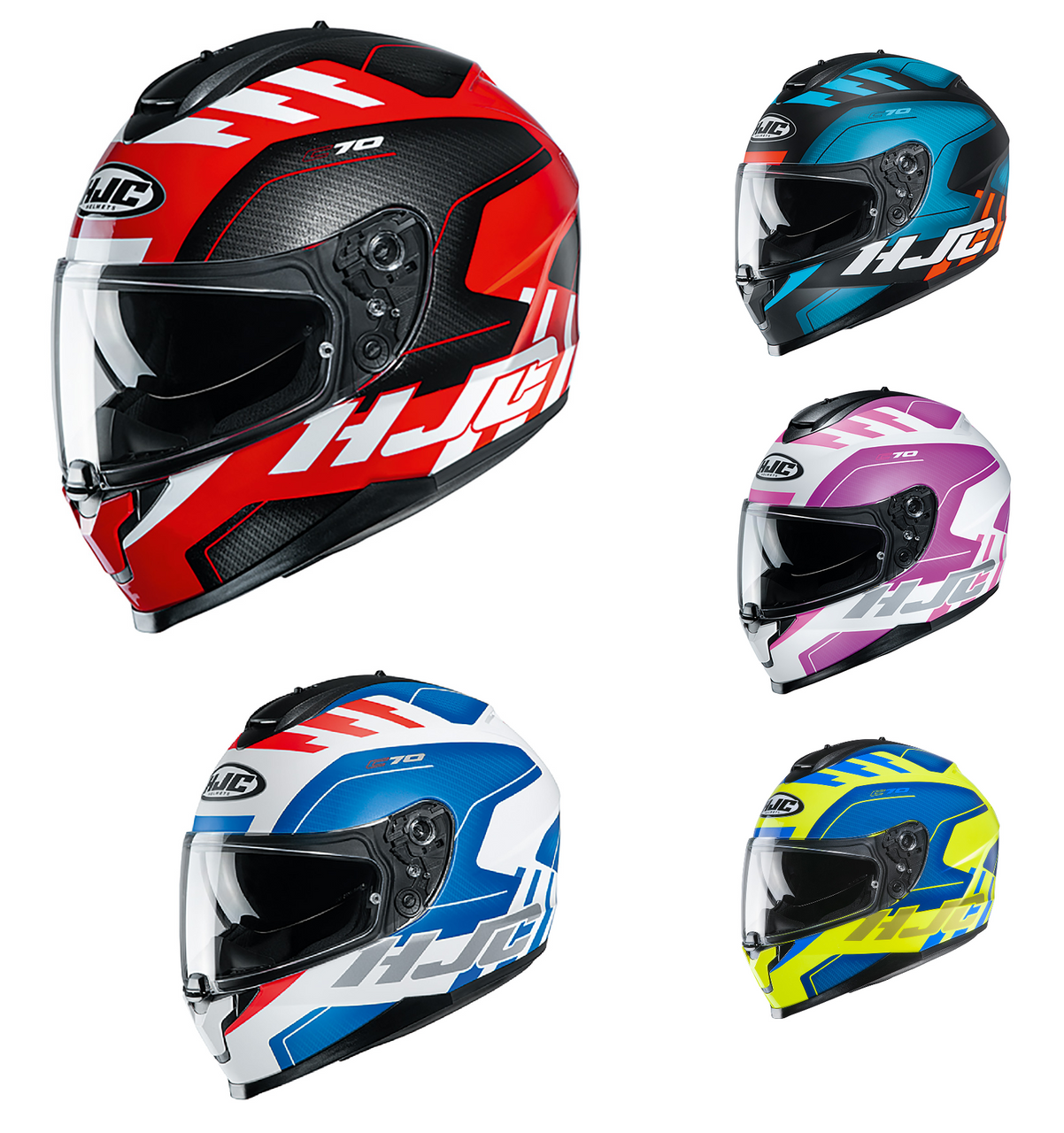 HJC C70 Koro Full Face Motorcycle Motorbike Helmet