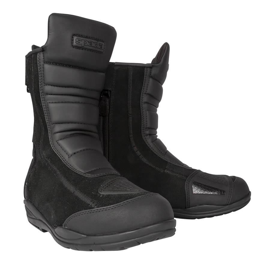 Spada Roost CE Motorcycle Motorbike Touring Boots Black