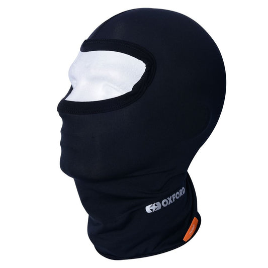 Oxford 4 Way Stretch Motorcycle Balaclava Lycra Black