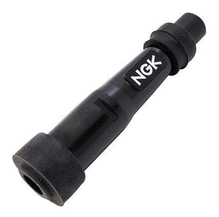 NGK Straight Type Motorcycle Plug Cap Black