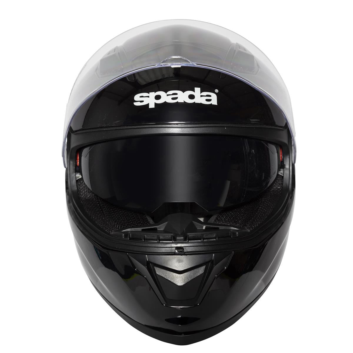 Spada SP17 Full Face Motorcycle Motorbike Helmet Black