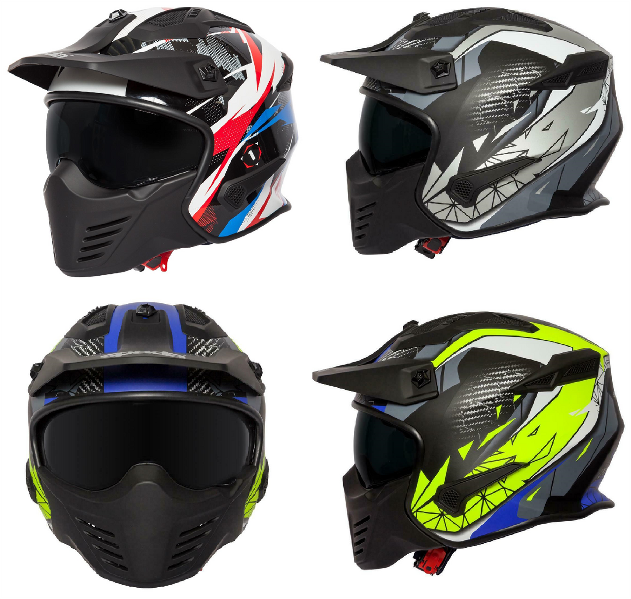 Spada Storm Open Face Motorcycle Helmet