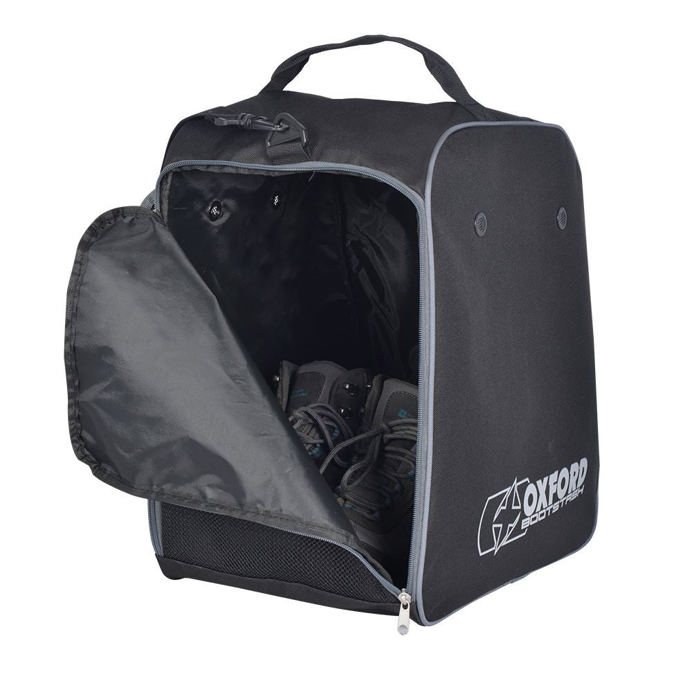 Oxford OL263 Bootstash Deluxe Helmet bag  Black/Grey