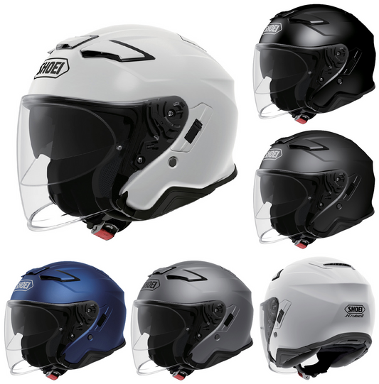 Shoei J-Cruise 2  Plain Open Face Jet Motorcycle Helmet