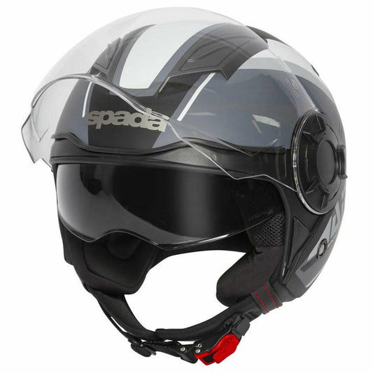 Spada Lycan Strobe Open Face Motorcycle Motorbike Helmet