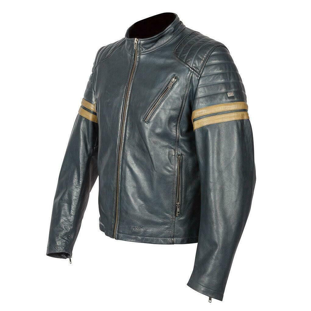 Spada Wyatt Motorcycle Motorbike Leather Jacket