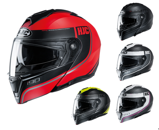 HJC I90 Davan Flip-Up Motorcycle Motorbike Touring Helmet