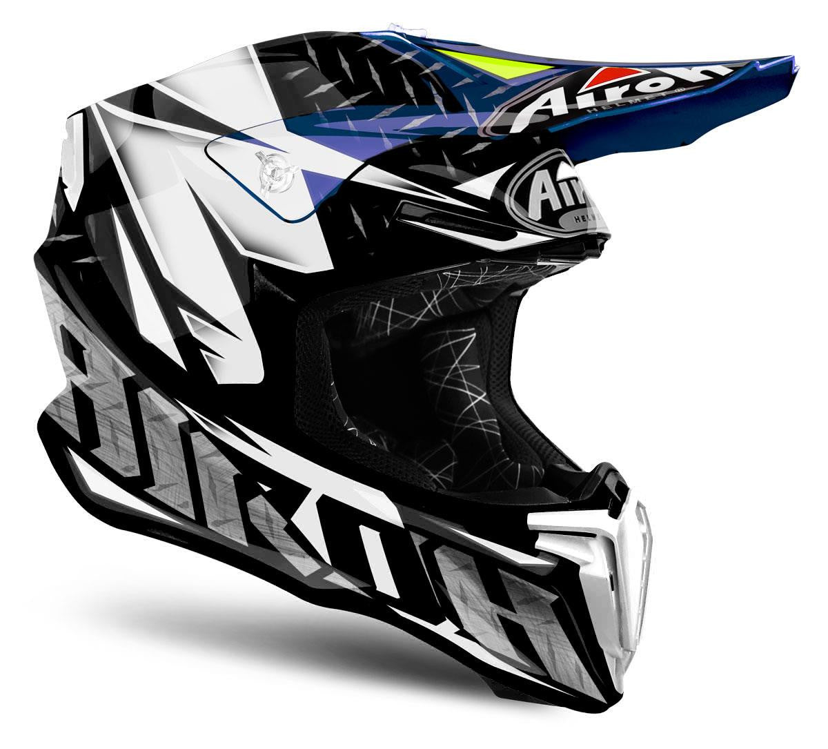 Airoh Twist Helmet Peak Blue