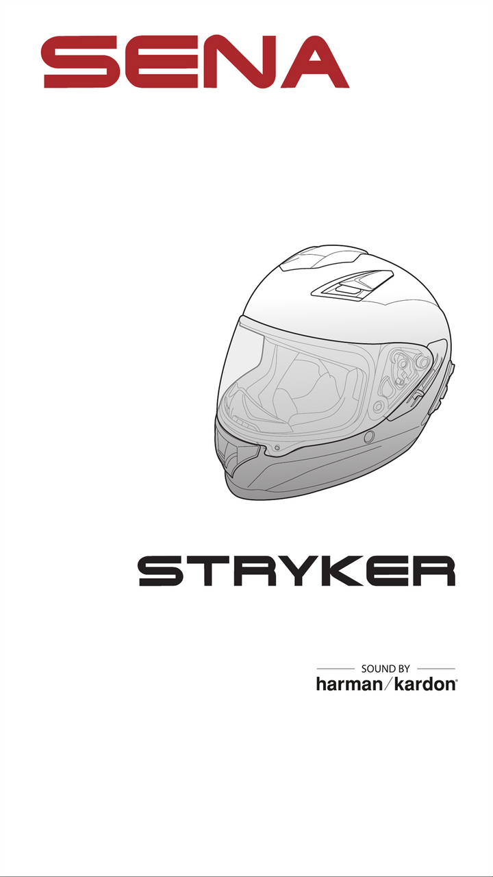 Sena Stryker Motorbike Helmet Integrated Mesh & Bluetooth Intercom