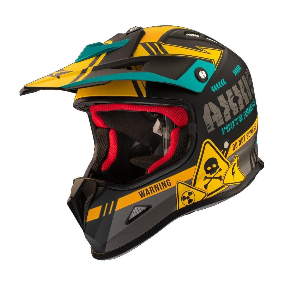 Axxis Wolverine B Matt MX Kids Youth Junior Modular Helmet