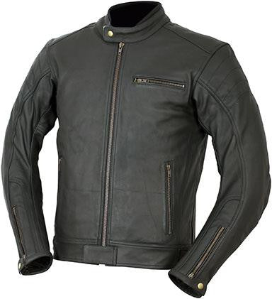 Weise Brigstowe Motorcycle Thermal Leather Jacket Black