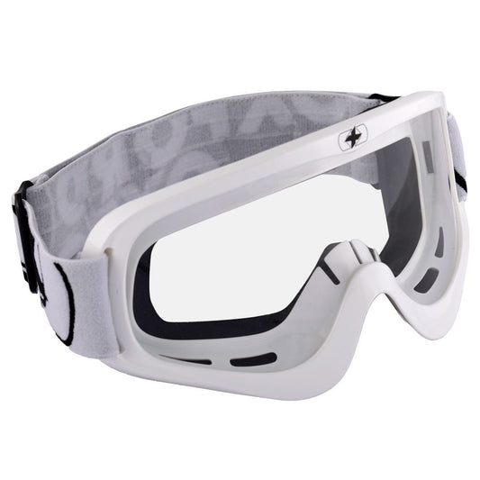 Oxford OX206 Motorcycle Motorbike Fury Off-Road MX Goggle- Glossy White