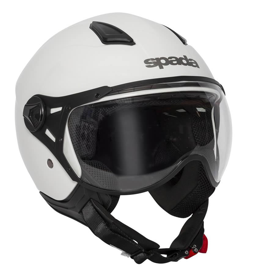 Spada Hellion Plain Open Face Motorcycle Scooter Bike Helmet