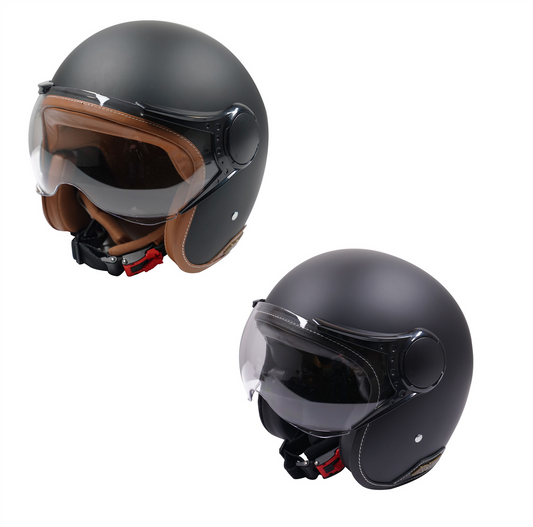 Axor Retro Jet Open Face Scooter Motorcycle Helmet