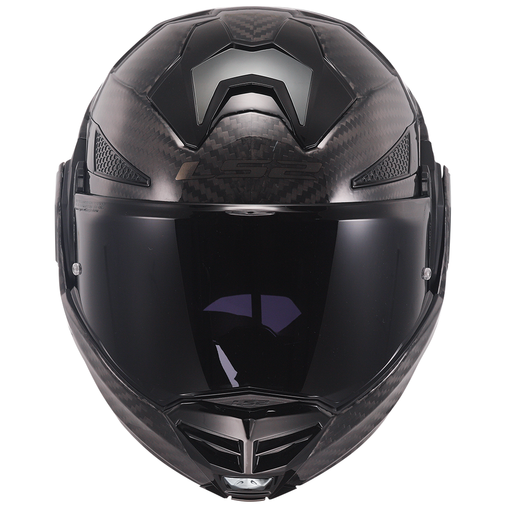 LS2 FF901 Advant X Modular Carbon Fibre Flip Front Full Face Motorbike Helmet