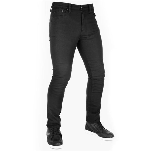 Oxford Approved AA Dynamic Motorcycle Jean Slim MS Black Short Leg