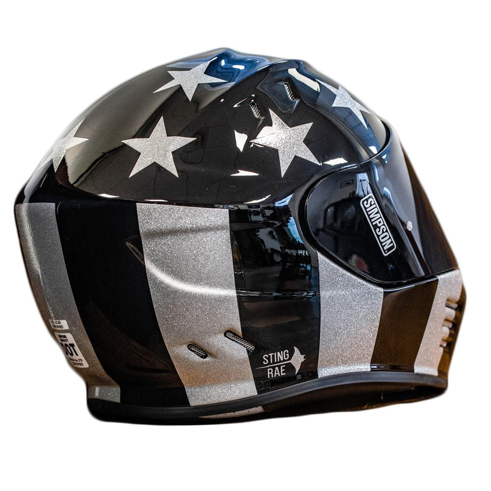 Simpson Venom Sting Rae Full Face Motorbike Helmet