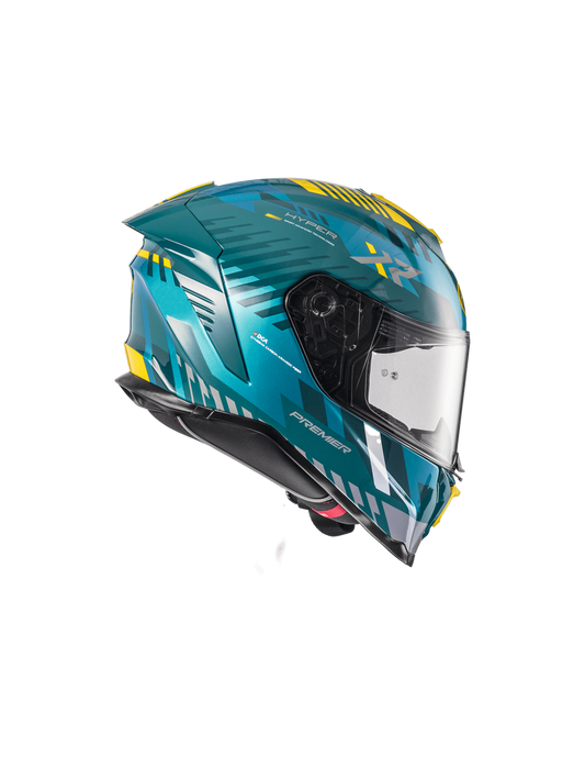 Premier Hyper XR 21 Motorbike Full Face Helmet Bluetooth Ready