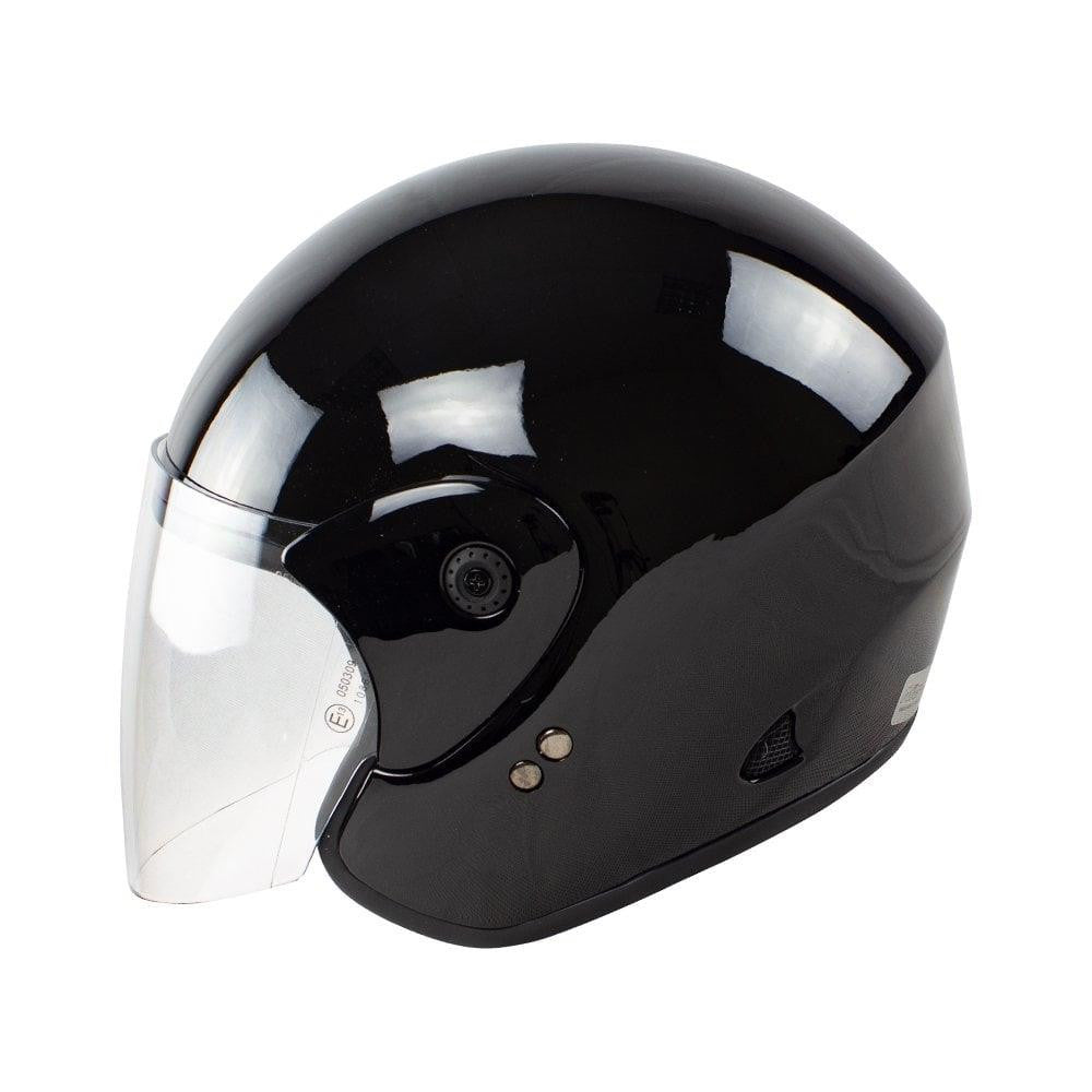 Nitro X562 UNO Motorcycle Scooter Jet Open Face Biker Helmet Black