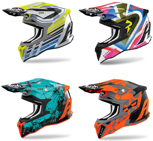 Airoh Strycker Motocross ATV Quad Off Road Helmet