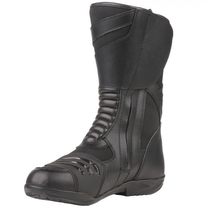 Bike It 'Veles' Black Waterproof Motorcycle Road Adventure Boots