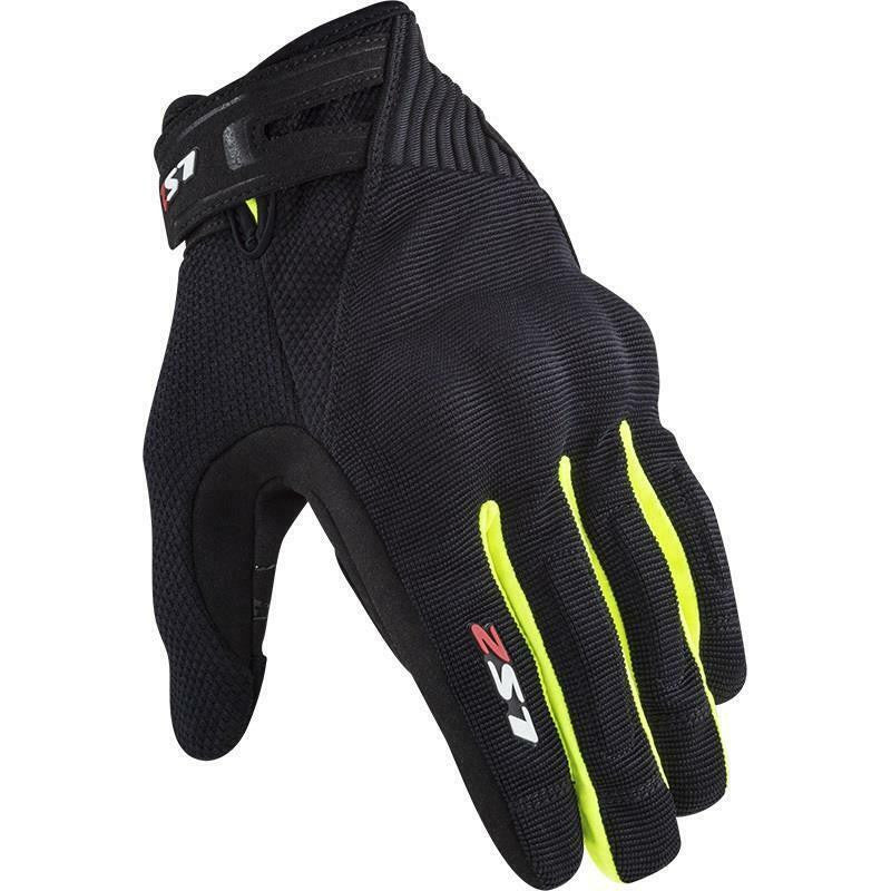 LS2 Dart 2 Men Short Touring Motorcycle Textile Gloves Touchscreen Breathable