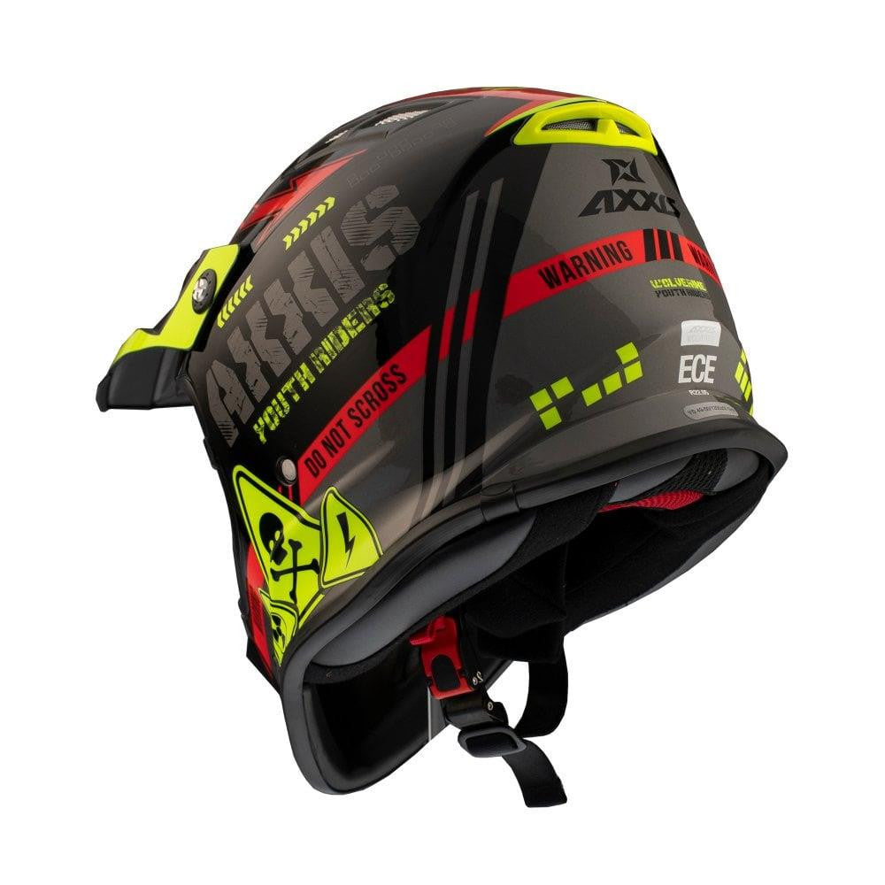 Axxis Wolverine B Matt MX Kids Youth Junior Modular Helmet