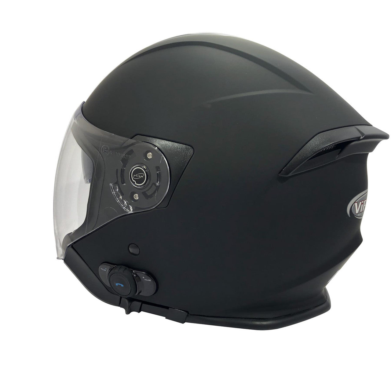 Viper RSV10 Face Face Motorbike Helmet integrated with 3.0 Blinc Bluetooth System Open