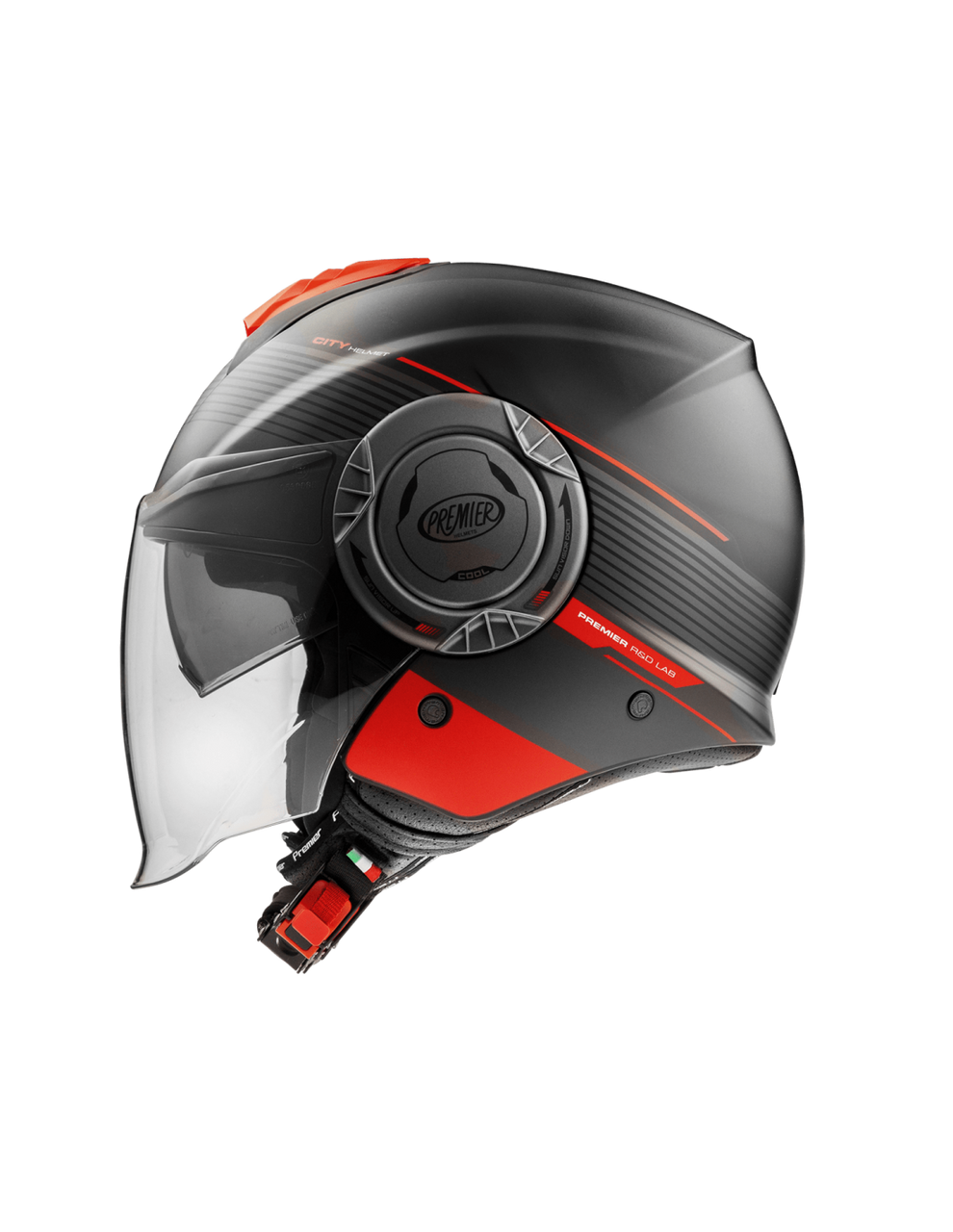 PREMIER COOL CH OPEN FACE MOTORBIKE SCOOTER HELMET WITH VISOR