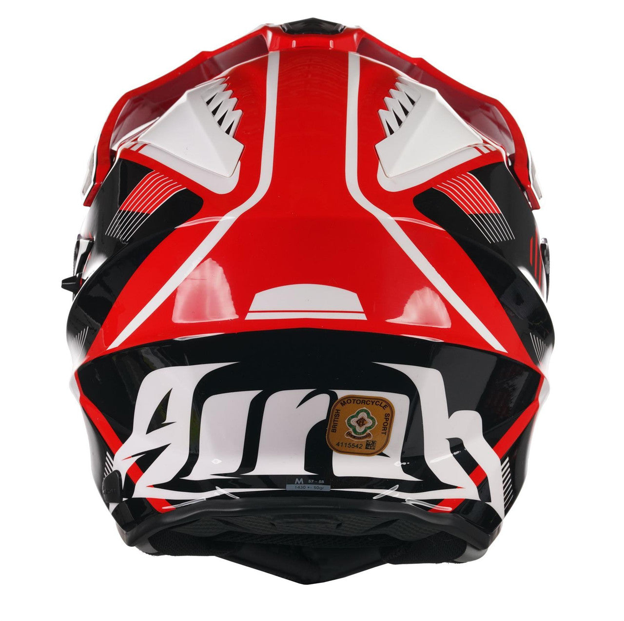 Airoh Commander Dual Sports Adventure Helmet Boost Red Gloss