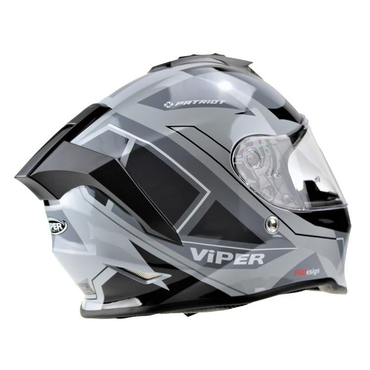 VIPER RS55 FULL FACE ROAD CRASH MOTORCYCLE HELMET FREE GIFT